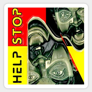 Help! Stop Sticker